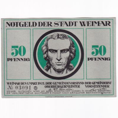 Germany Waren Müritz 50 Pfennig 1921 Notgeld - Numismatics Slovakia