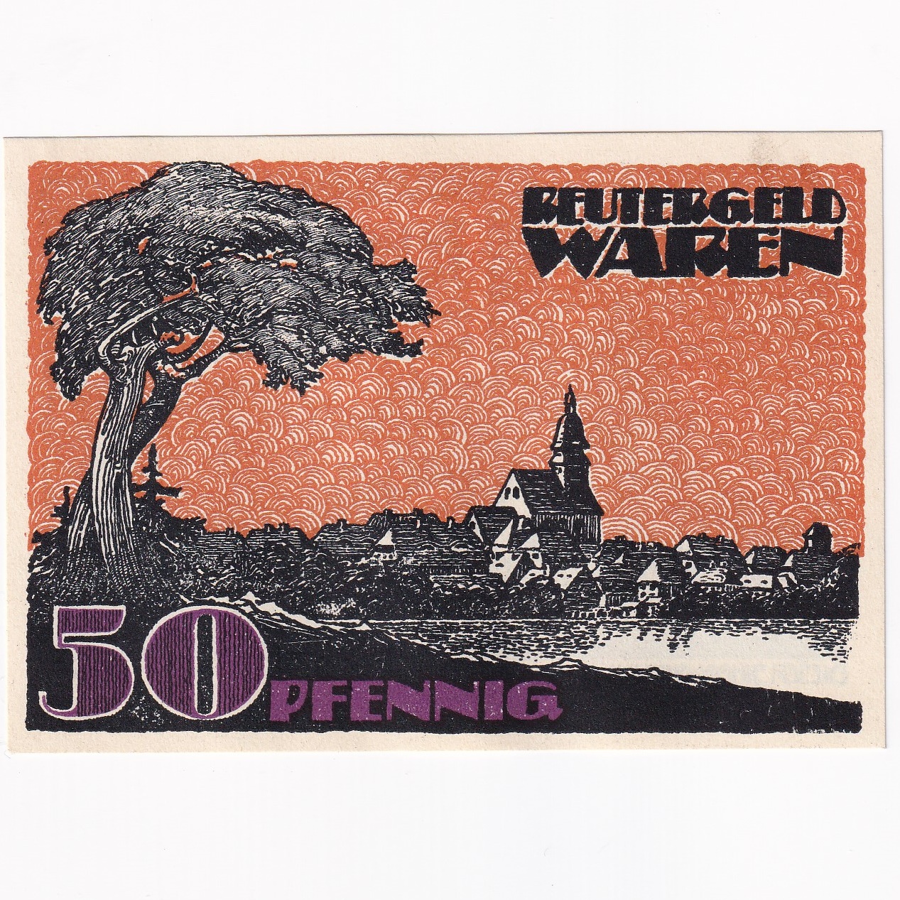 Germany Waren Müritz 50 Pfennig 1921 Notgeld - Numismatics Slovakia